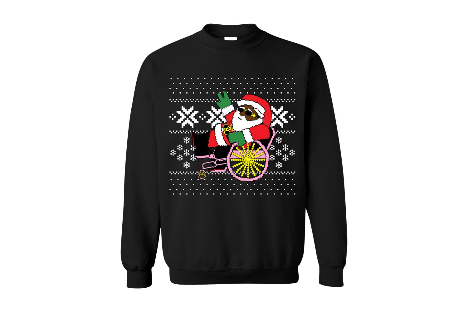 2 Chainz Ugly Christmas Sweater Trappin Santa
