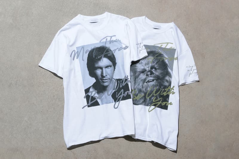 ADAM ET ROPÉ Rope Star Wars The Last Jedi T-shirts Japan Photo Portrait Zozotown white 2017 December 15 release date drop info han solo chewbacca may the force be with you