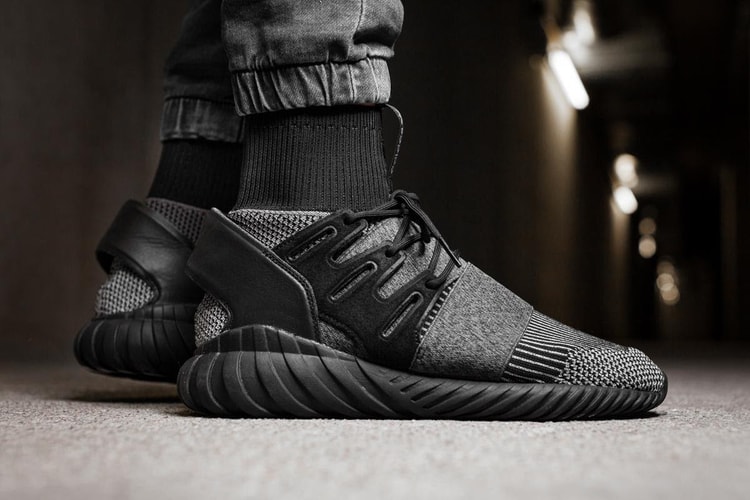 adidas Drops a New "Core Black" Version of the Tubular Doom Primeknit