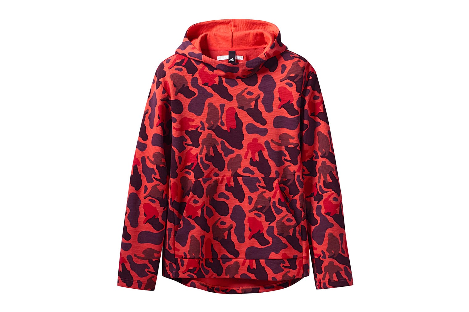 adidas red camo hoodie