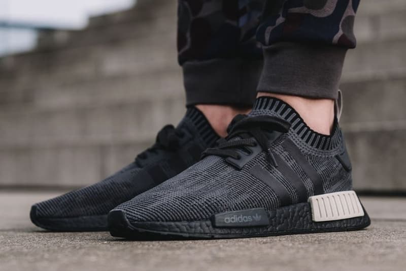 adidas NMD R1 Primeknit Core Black and Sesame November 25 2017 Release