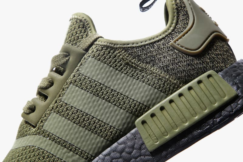 adidas NMD R1 Wool Heel Olive JD Sports Fall Winter 2017