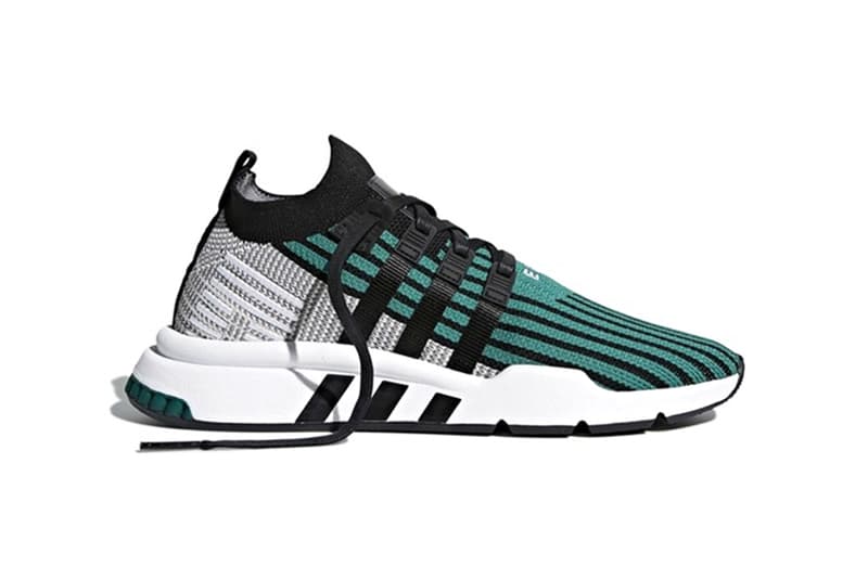 adidas Originals EQT Support ADV Mid Core Black Sub Green 2018 February 8 Release Date Info Sneakers Shoes Footwear