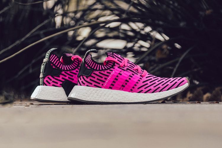 adidas Originals Gives the NMD_R2 a Vibrant Pink & Black Makeover