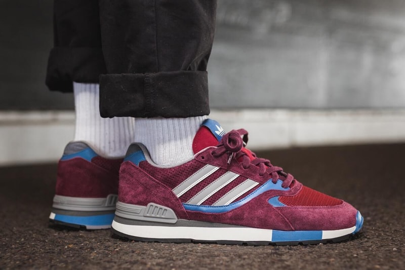 adidas Originals Quesence Maroon Trace Blue Core Black 2017 December 15 Release Date Info Afew Sneakers Shoes Footwear