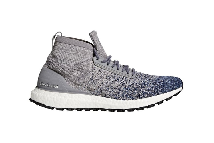 adidas UltraBOOST Mid ATR "Glitch" in Heather Grey/Noble Indigo