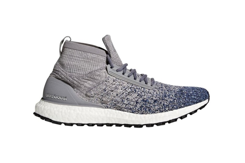 adidas UltraBOOST Mid ATR Glitch Heather Grey Noble Indigo All Terrain 2017 November 30 Release Date Info Sneakers Shoes Footwear