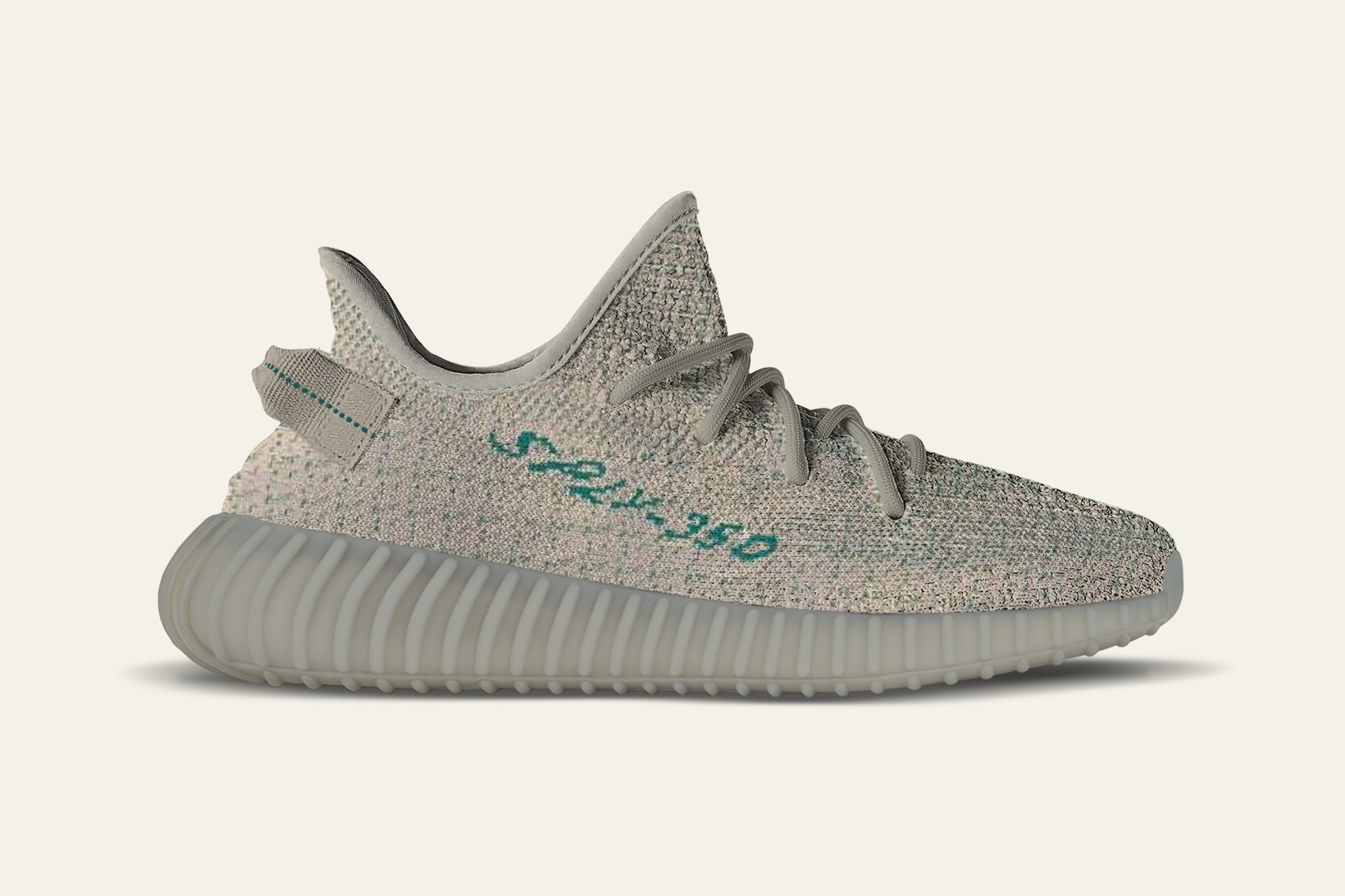 adidas Originals YEEZY BOOST 350 V2 Moonrock Green 2018 New Pattern Kanye West Sneakers Shoes Footwear