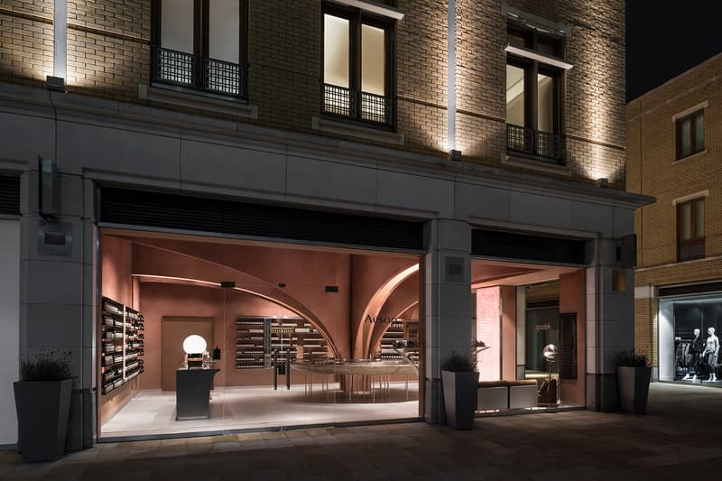 Aesop Snohetta London Chelsea Duke of York Square Flagship James Bond Interior Design