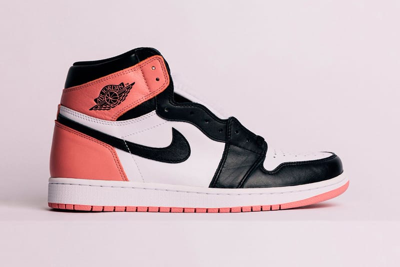 pink black toes jordan 1