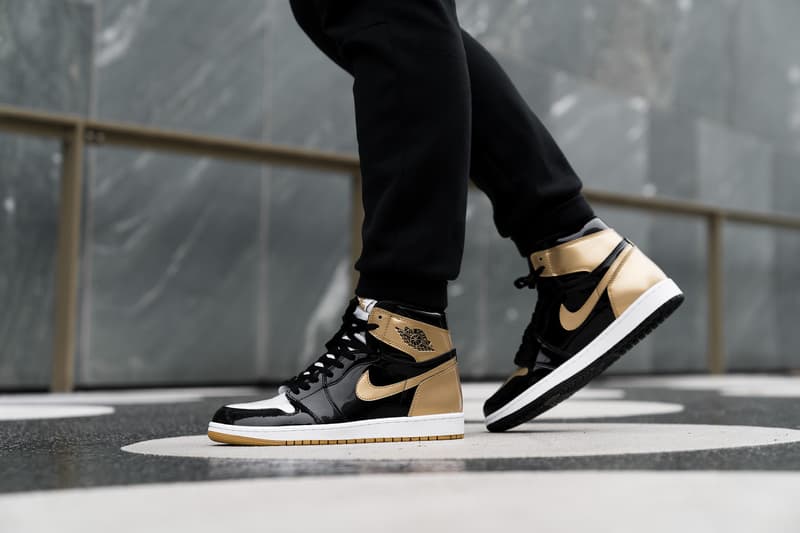 Air Jordan 1 Top 3 Black Gold On Feet Shots Hypebeast Air Jordan 1 Top 3 Black Gold On Feet Shots Hypebeast