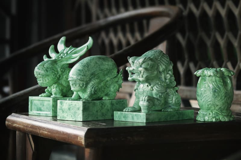 Alien & Predator Jade Vinyl Figures by Tik Ka