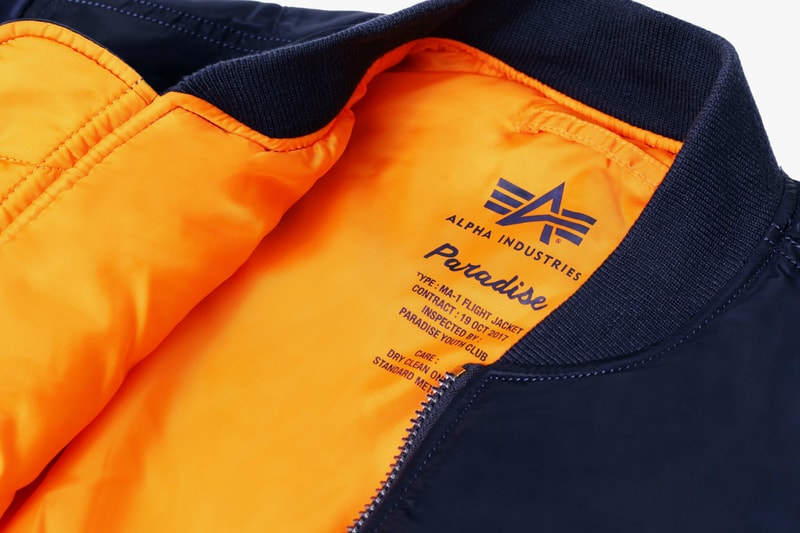 Alpha Industries Paradise Youth Club MA-1 Jacket Fall Winter 2017 Urban Heroes