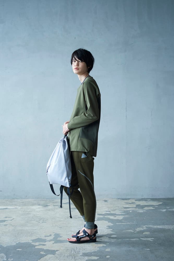 and wander 2018 Spring Summer Collection Lookbook SS18 Japan Technical Techwear Outdoors Nature Floral Mountain Triop Mihoko Mori Keita Ikeuchi