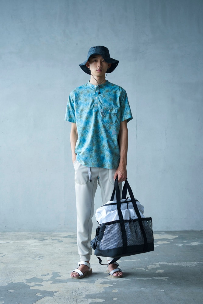 and wander 2018 Spring Summer Collection Lookbook SS18 Japan Technical Techwear Outdoors Nature Floral Mountain Triop Mihoko Mori Keita Ikeuchi