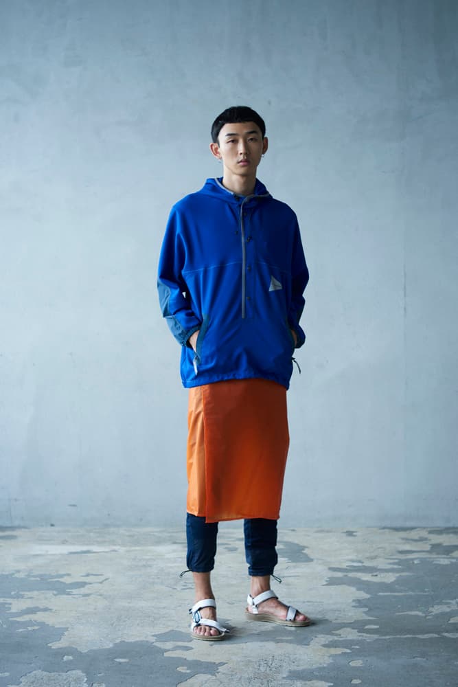 and wander 2018 Spring Summer Collection Lookbook SS18 Japan Technical Techwear Outdoors Nature Floral Mountain Triop Mihoko Mori Keita Ikeuchi