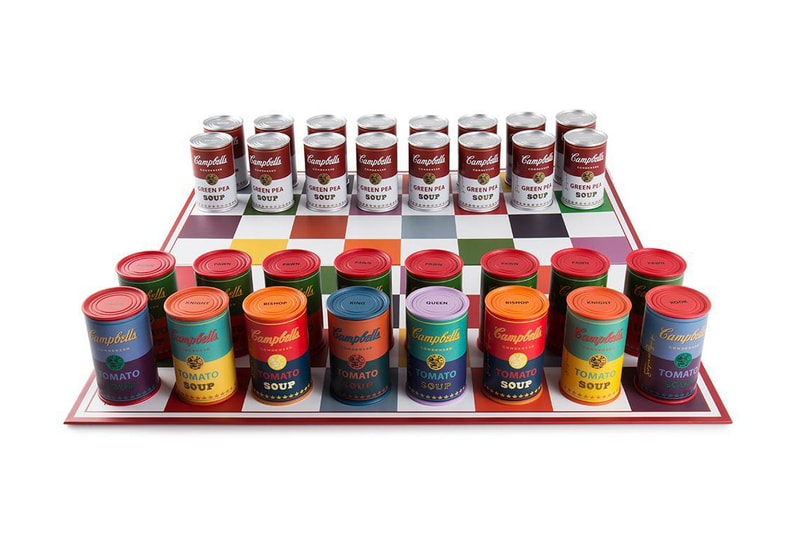 Andy Warhol Campbells Soup Kidrobot Chess Set Art Accessories Games