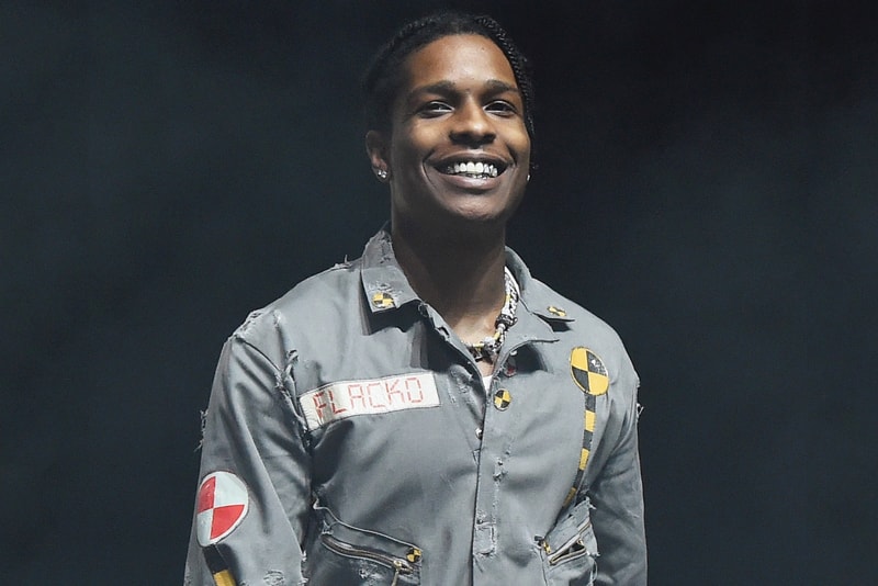 A$AP Rocky Shows Off the Bras That Were Thrown at Him During a