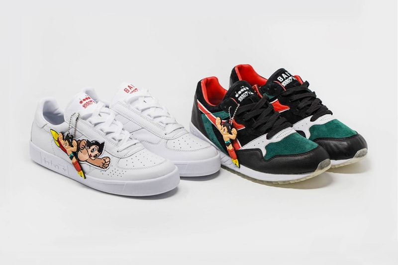 Astro Boy Diadora Intrepid B.Elite BAIT Collection Fall Winter 2017 Footwear Shoes