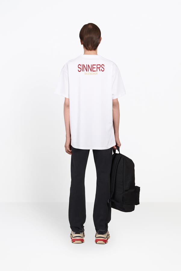 balenciaga sinners shirt