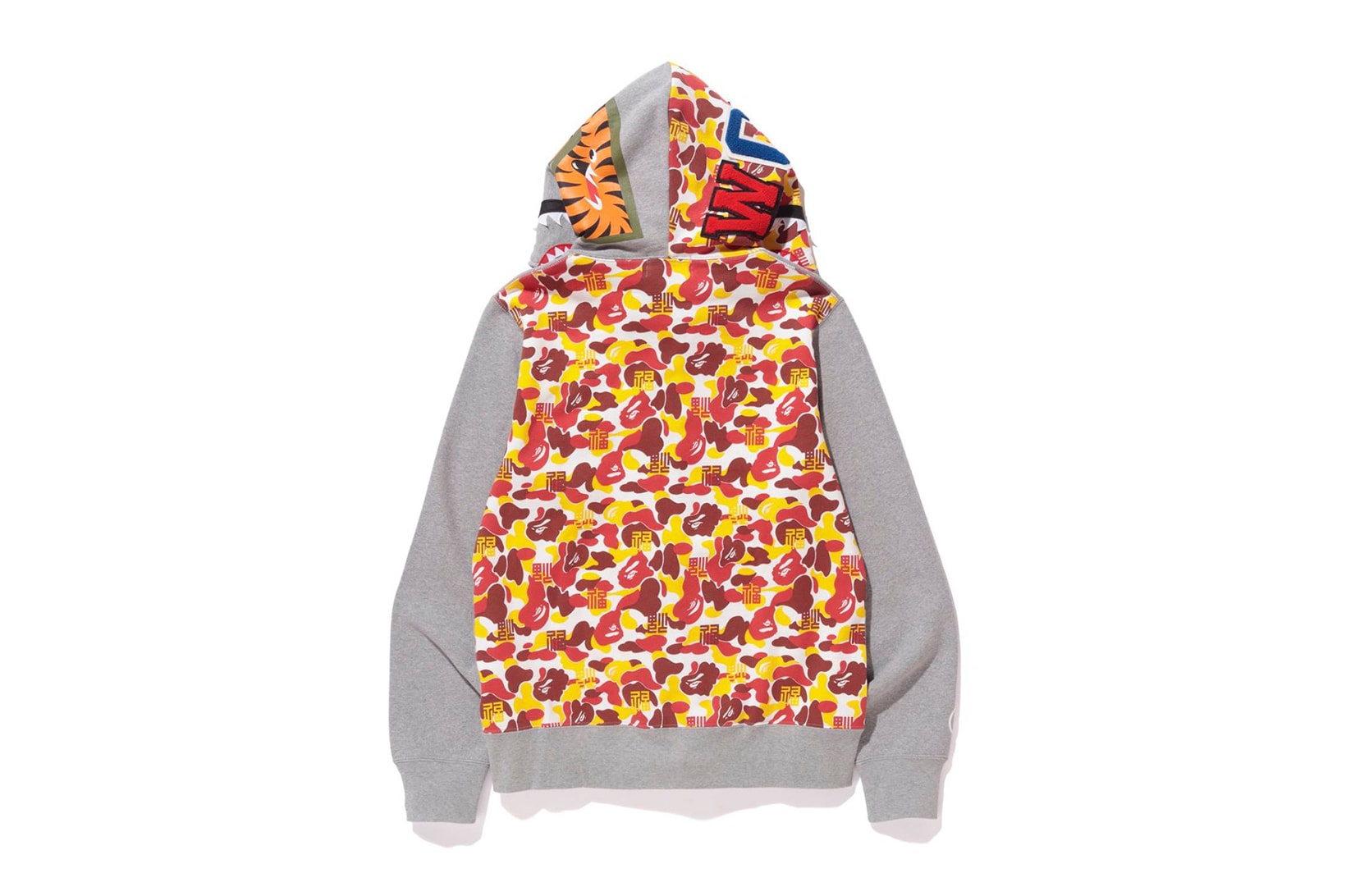 BAPE 7th Chinese Anniversary Collection Shark Hoodie Baby Milo