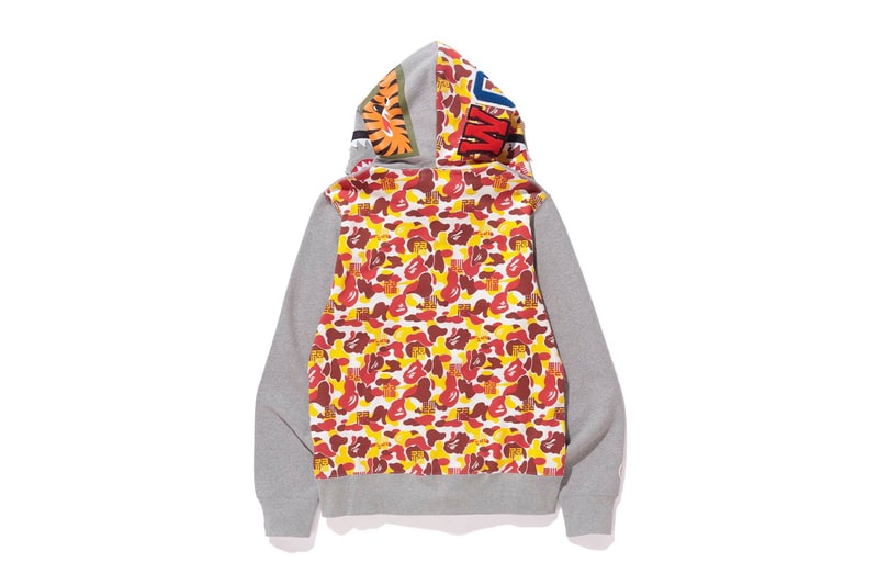 BAPE 7th Chinese Anniversary Collection Shark Hoodie Baby Milo