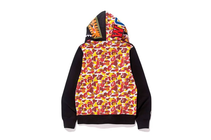 BAPE 7th Chinese Anniversary Collection Shark Hoodie Baby Milo