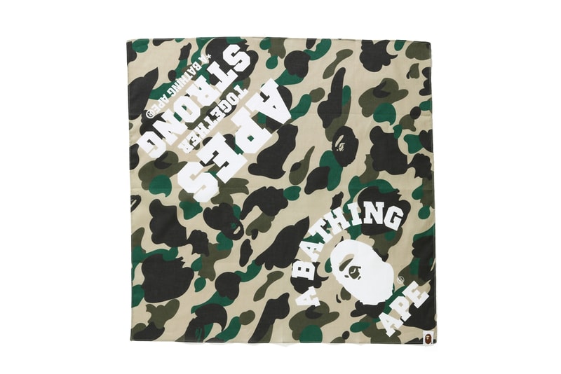 BAPE Apes Together Strong Capsule Collection Facemask Sweatshirt Check Shirt Camo Jacket
