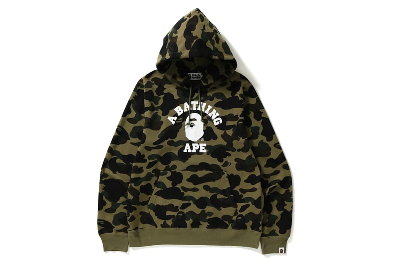 BAPE Apes Together Strong Capsule Collection Facemask Sweatshirt Check Shirt Camo Jacket