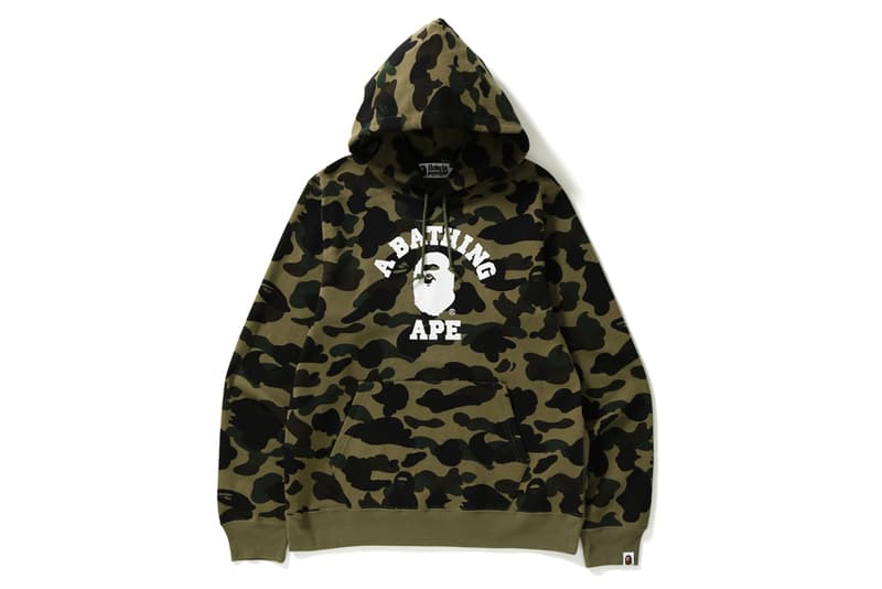 BAPE Apes Together Strong Capsule Collection Facemask Sweatshirt Check Shirt Camo Jacket