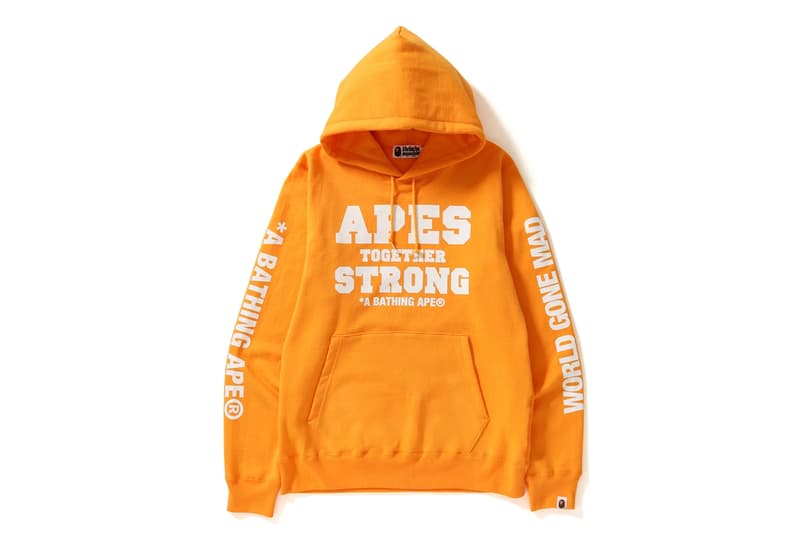 BAPE Apes Together Strong Capsule Collection Facemask Sweatshirt Check Shirt Camo Jacket
