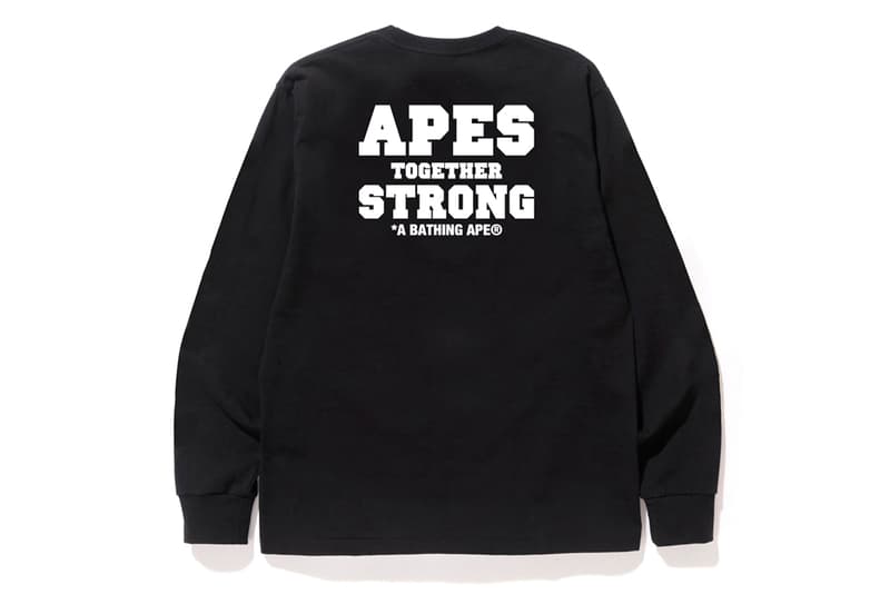BAPE Apes Together Strong Capsule Collection Facemask Sweatshirt Check Shirt Camo Jacket