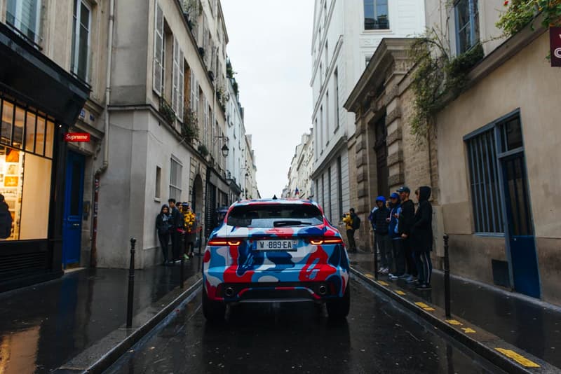 BAPE Car Jaguar Paris Store A Bathing Ape