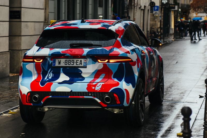 BAPE Car Jaguar Paris Store A Bathing Ape