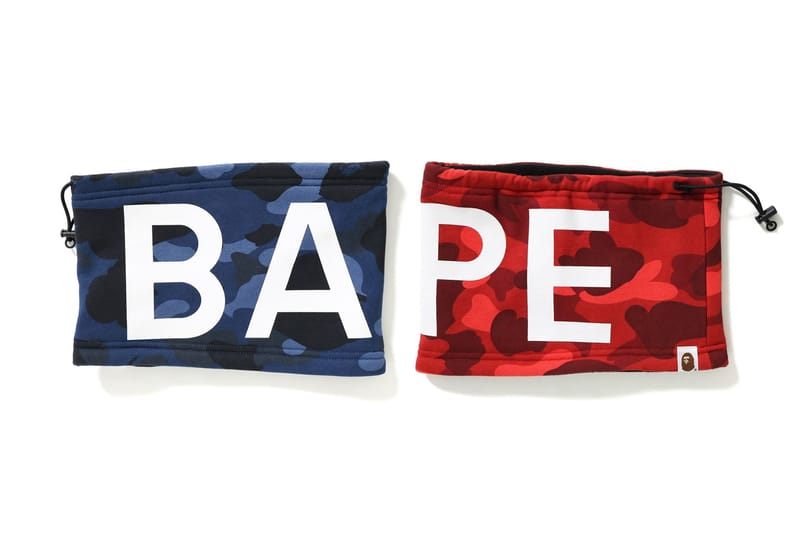 BAPE's COLOR CAMO Neck Warmers Are the Ultimate Cozy Flex
