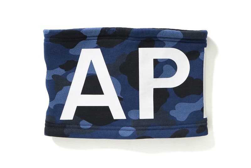BAPE COLOR CAMO Neck Warmers Fall Winter Accessories Fashion Streetwear