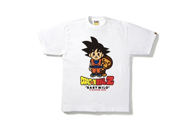 BAPE Bathing Ape Dragon Ball Z DBZ Capsule Collaboration Goku Milo