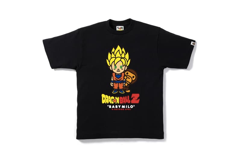 BAPE Bathing Ape Dragon Ball Z DBZ Capsule Collaboration Goku Milo