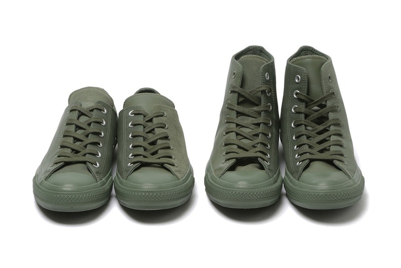 Beams Plus Engineered Garments Converse Chuck Taylor All Star Pack 2017 November Release Date Info Sneakers Shoes Footwear Collaboration mismatched suede leather japan Nepenthes