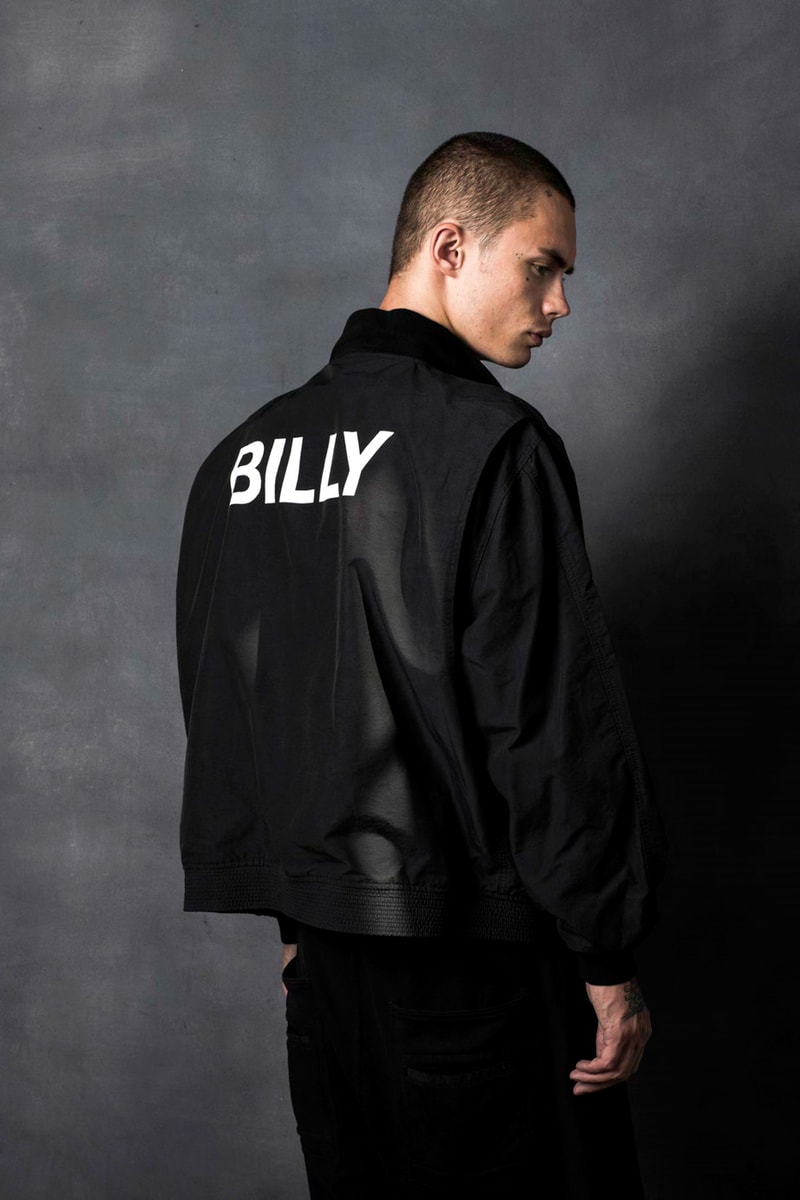 BILLY 2017 Fall/Winter Collection Lookbook Outerwear Jackets Shirts Pants menswear streetwear fashion clothing style