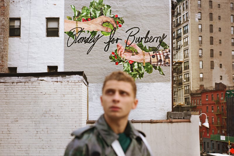 Blondey McCoy & Burberry Create Three Hand-Painted Murals in NYC