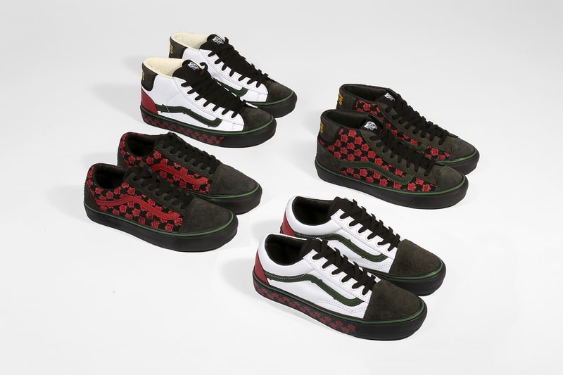 Bodega Vans Vault Sub Rosa Pack Mid Skool Old Black White Roses 2017 November 4 Release Date Info Sneakers Shoes Footwear