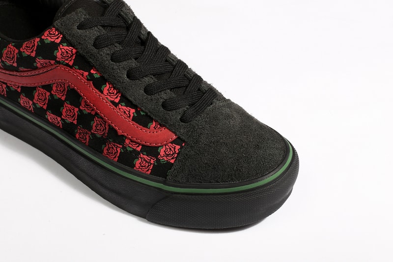 Bodega Vans Vault Sub Rosa Pack Mid Skool Old Black White Roses 2017 November 4 Release Date Info Sneakers Shoes Footwear