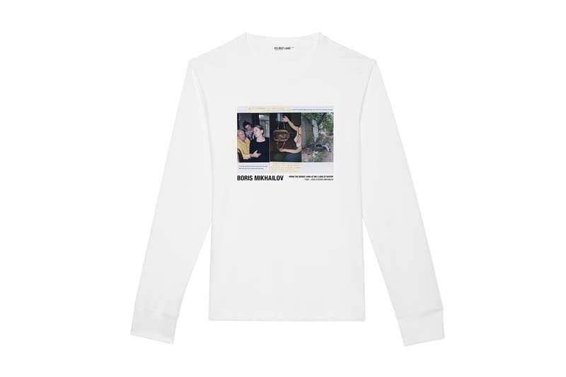 Boris Mikhailov Helmut Lang Artist Series Collaboration 2017 November 21 Release Date Info T-shirts long sleeve short Poster autographed Russia