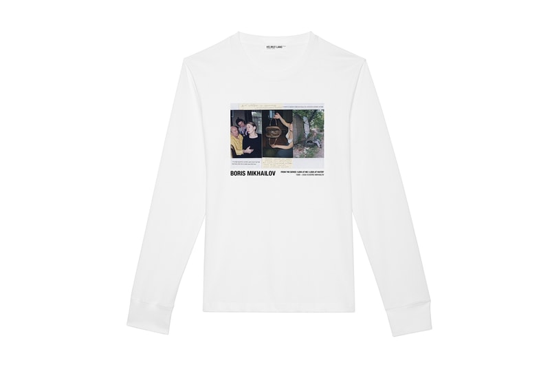 Boris Mikhailov Helmut Lang Artist Series Collaboration 2017 November 21 Release Date Info T-shirts long sleeve short Poster autographed Russia