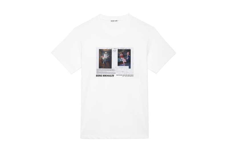 Boris Mikhailov Helmut Lang Artist Series Collaboration 2017 November 21 Release Date Info T-shirts long sleeve short Poster autographed Russia