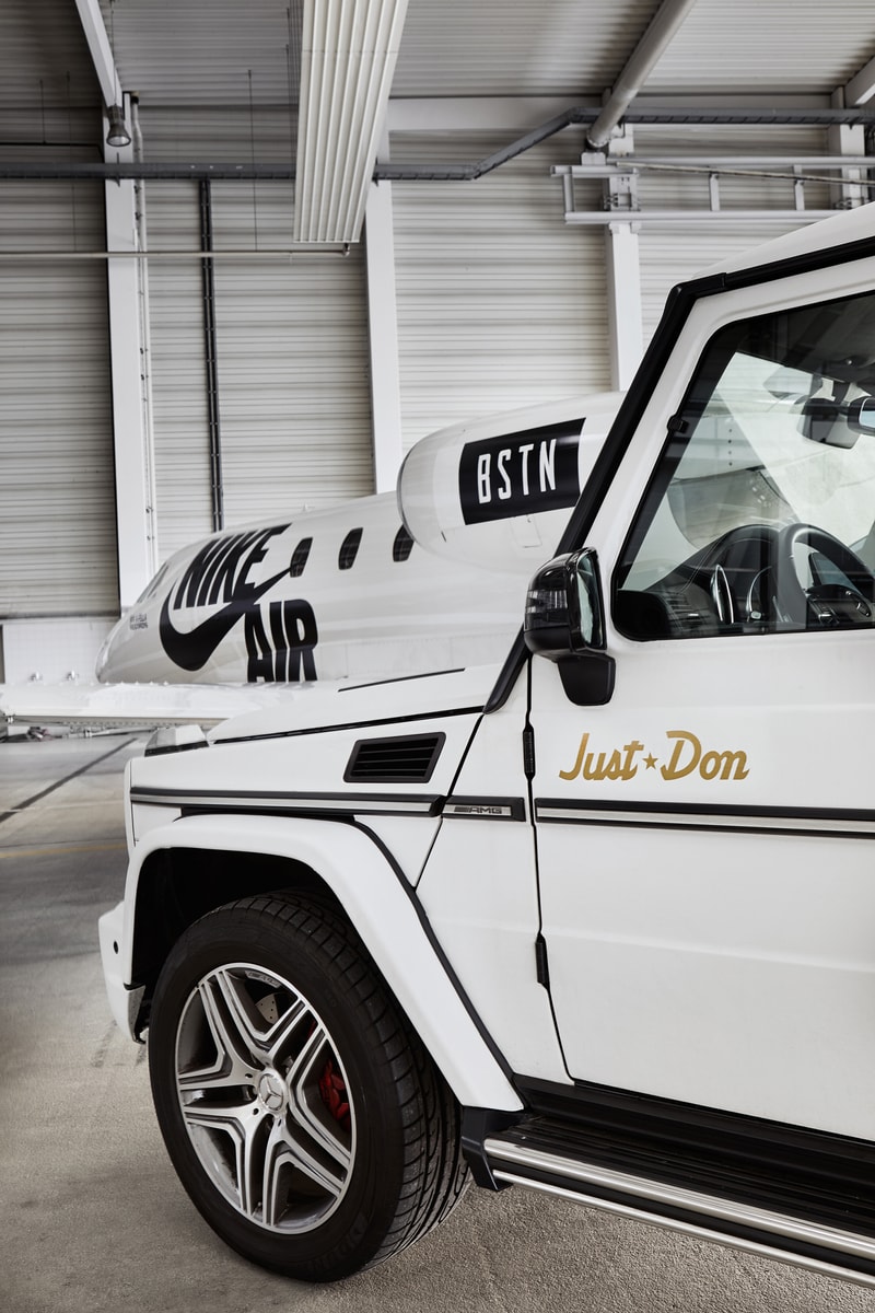 BSTN Nike AF 100 Campaign Roc a Fella ACRONYM Just Don Travis Scott mercedes-bens g63 g wagon amg Lamborghini Aventador don c errolson hugh can-am sypder