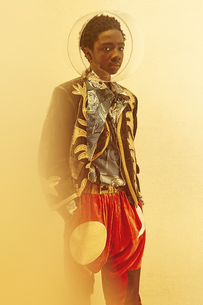 'Stranger Things' Actor Caleb Mclaughlin Fashion Editorial