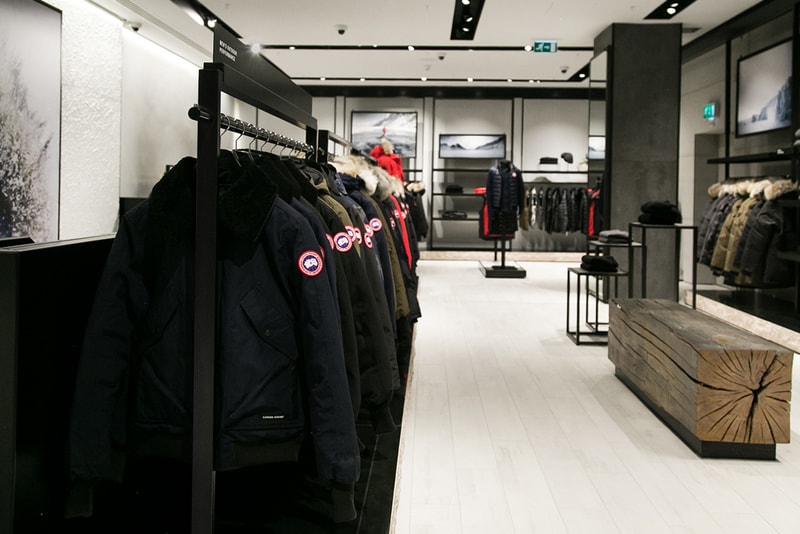 Canada Goose London Regent Street Flagship Black Label Peacekeeper Parka