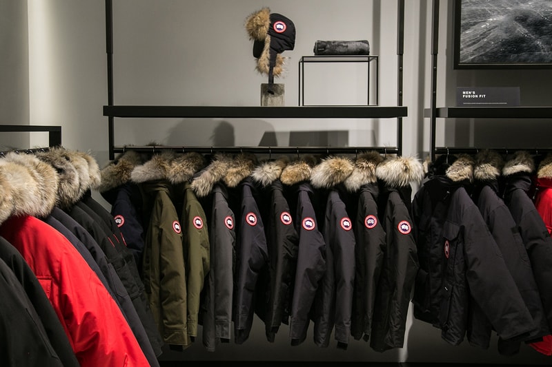 Canada Goose London Regent Street Flagship Black Label Peacekeeper Parka